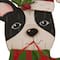 Glitzhome® 16" Wooden Dog Christmas Décor Accent